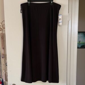 NWT Jones New York Collection Elegant Black Women's Skirt Size XL